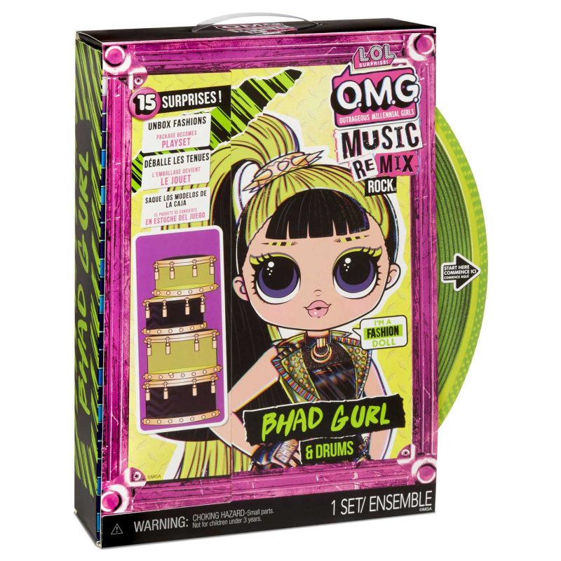 L.O.L. Surprise! OMG Bhad Gurl and Drums