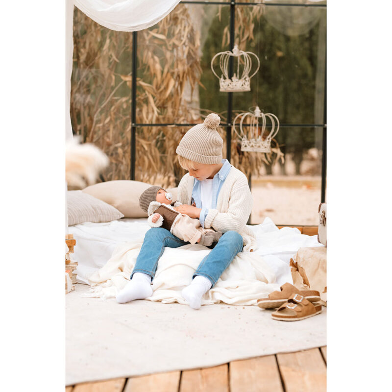 Bebe Elegance Iria Brown Me Xhakete Me 14 Tinguj 45cm Arias thumbnail 5