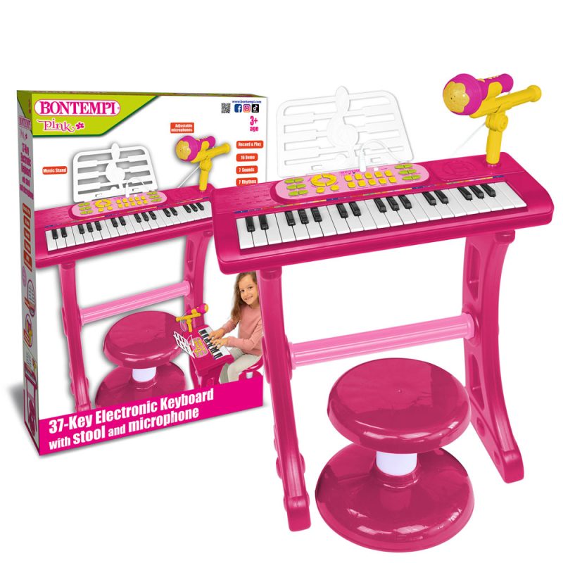 Piano Me Stol E Mikrofon