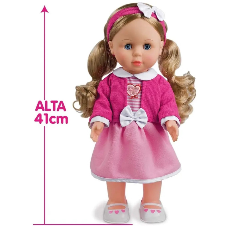 Amore-Mio-Bambola-Valentina-Canta-Cammina-Grandi-Giochi