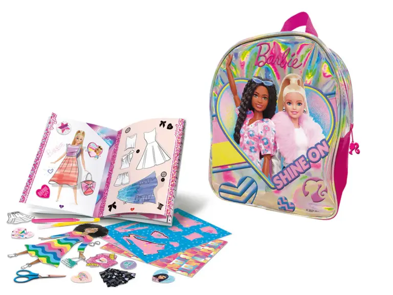 Çantë Barbie Me Artikuj Për Ngjyrosje Lisciani