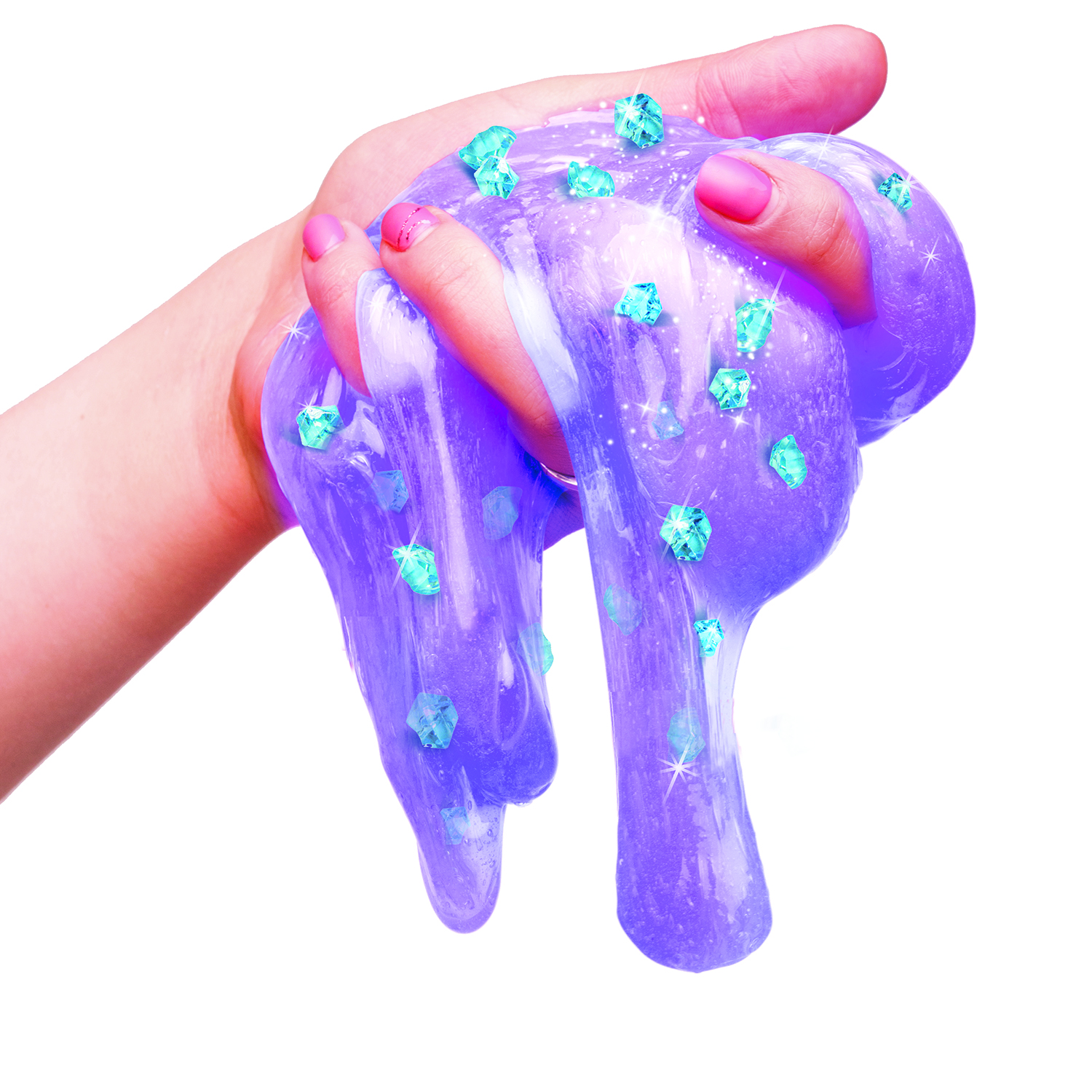 A,Toy,For,Children,Mucus,And,Liquid,Flowing,On,Hand