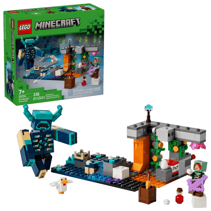 LEGO Minecraft The Warden Encounter