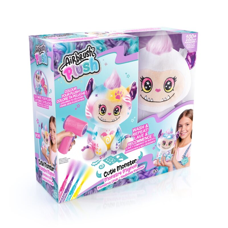 Airbrush Plush Cutie Monster Canal Toys thumbnail 4