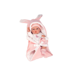 Bebe Elegance Natal Pink Me Thes Gjumi 30cm Arias