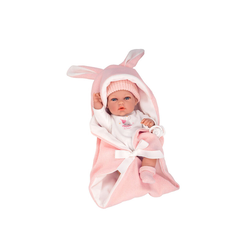 Bebe Elegance Natal Pink Me Thes Gjumi 30cm Arias