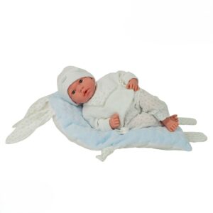 Bebe Elegance Blue Që Qan Me Jastëk 40cm Arias