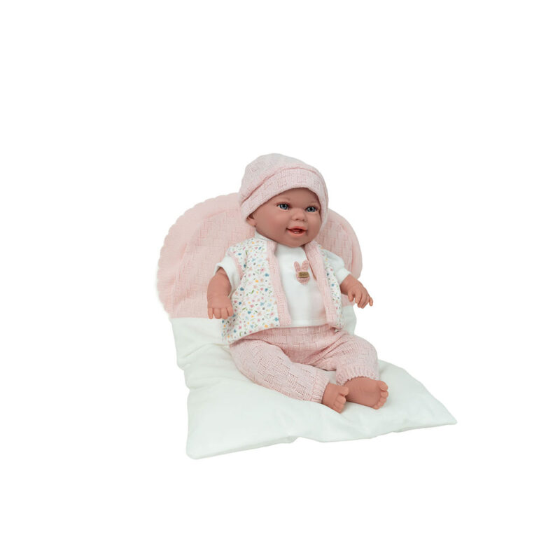 Bebe Babyto Rosa Me Jastëk 35cm Arias thumbnail 4