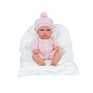 Bebe Elegance Natal Rosa Me Jastëk 30cm Arias