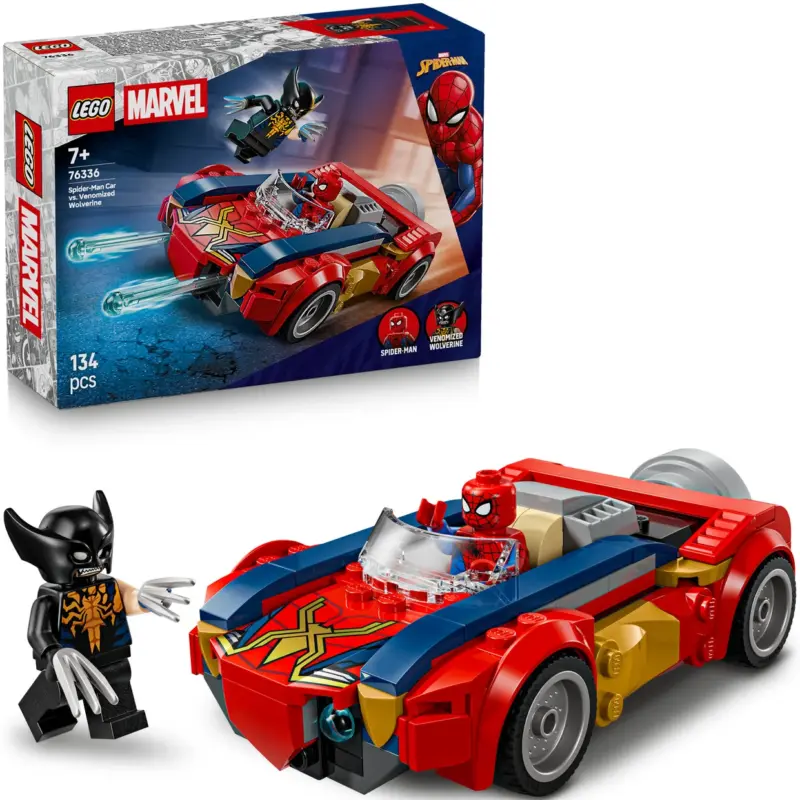 LEGO Spiderman Car vs Wolverine
