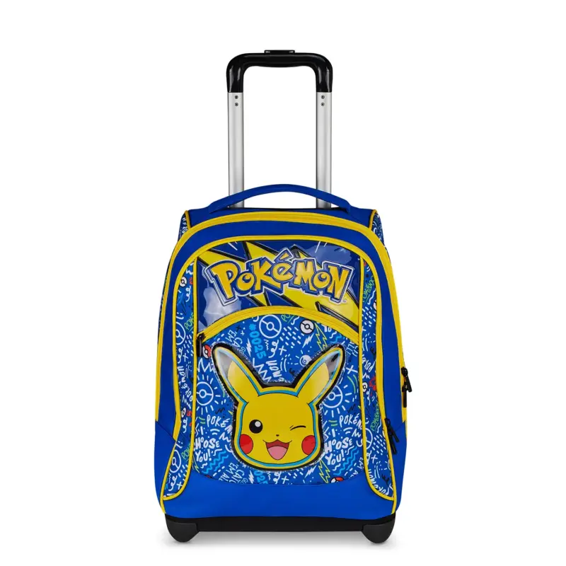 Çantë Shkolle Me Rrota Pikachu Pokemon thumbnail 2