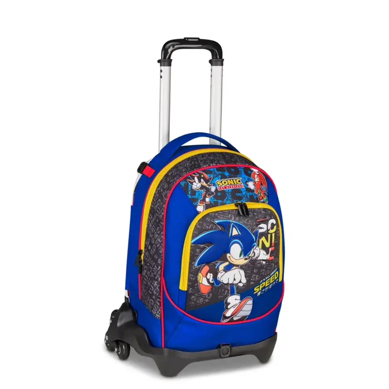 Çantë Shkolle Me Rrota Sonic The Hedgehog