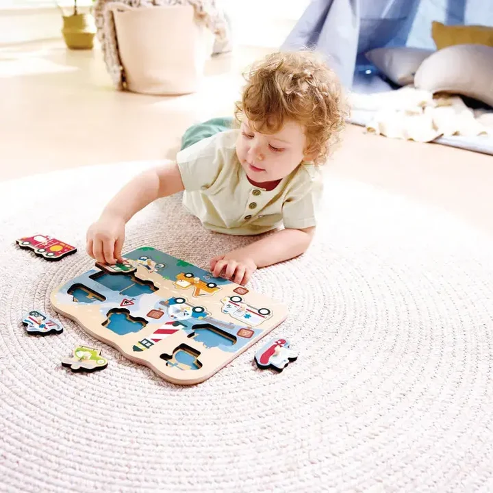 Hape-Emergency-Vehicles-Peg-Puzzle-Hape-63581136