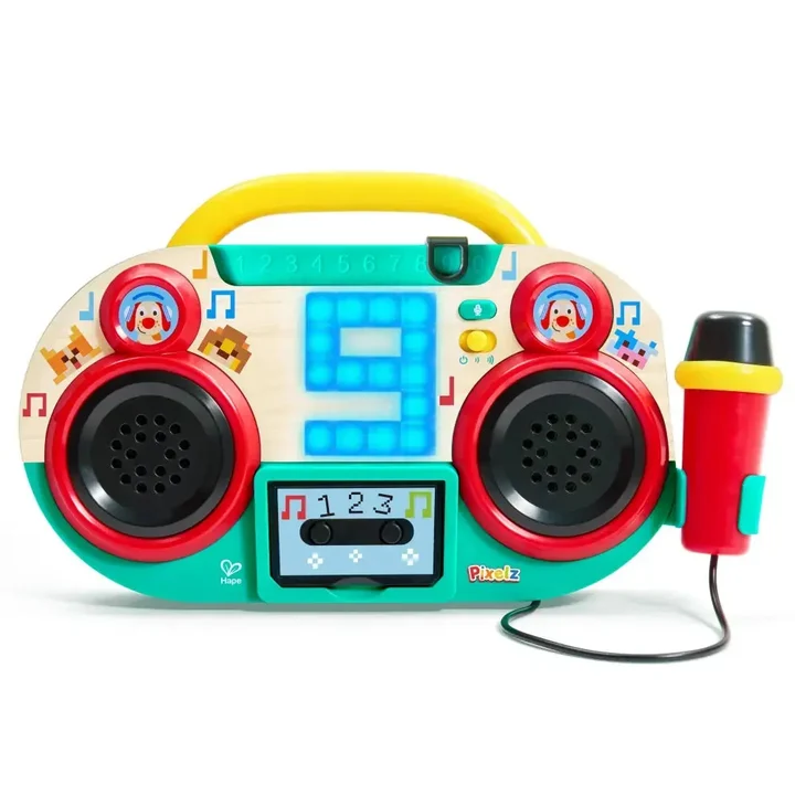 Hape-Sing-Along-Pixel-Boombox-Karaoke-Toy-Machine-with-Microphone-Hape-65687962