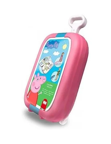 trolley-peppa-pig-7-timbri-18-pennarelli-5-matite-set-creativo